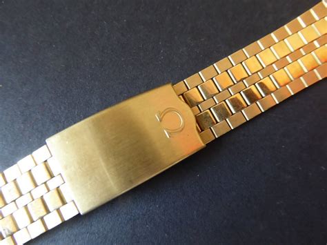 omega watch bracelet mens|omega watch bracelet 19mm gold.